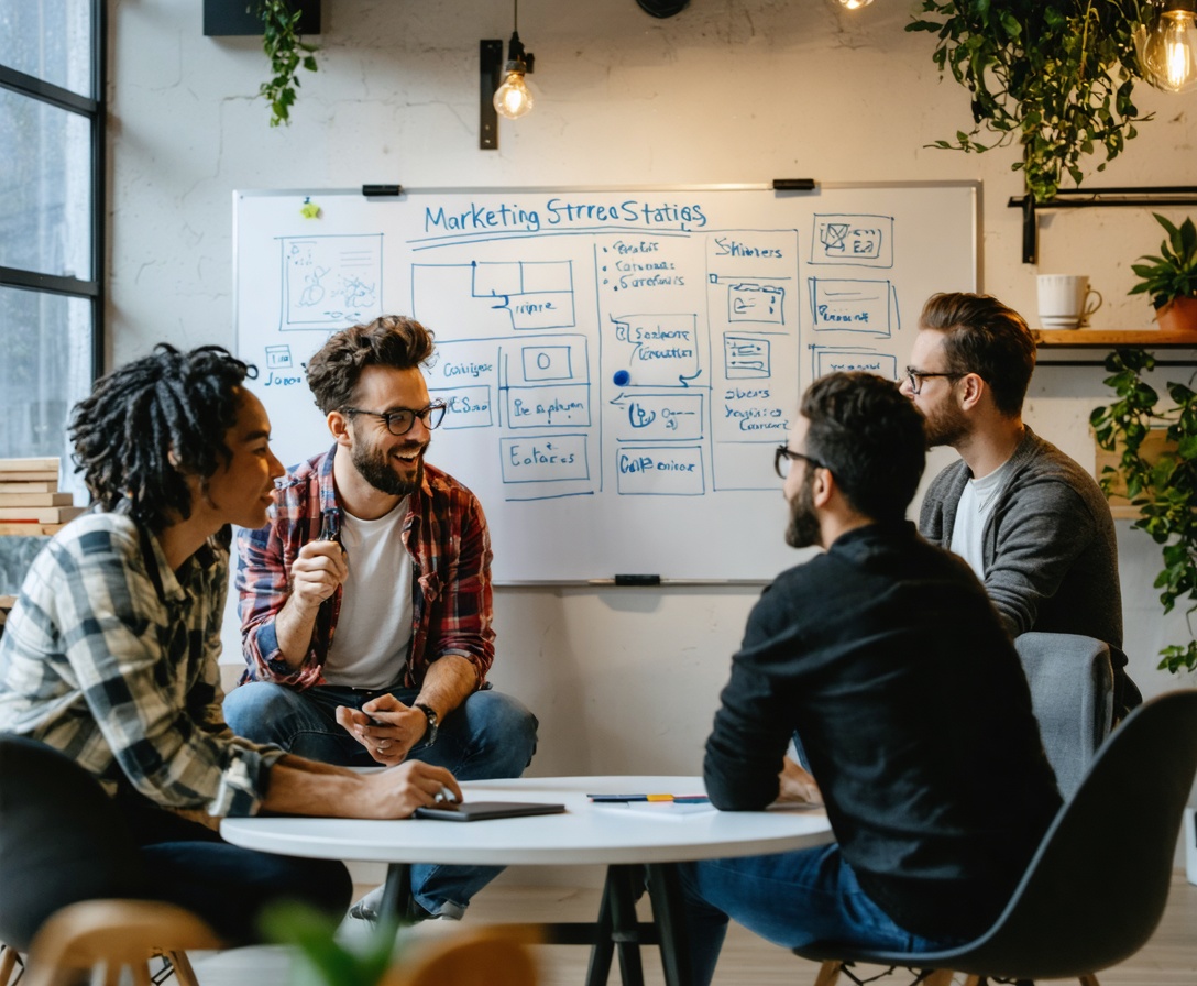 Skupina podnikateľov na workshope